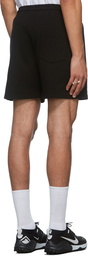 Casablanca Black Racing Cherub Embroidered Shorts