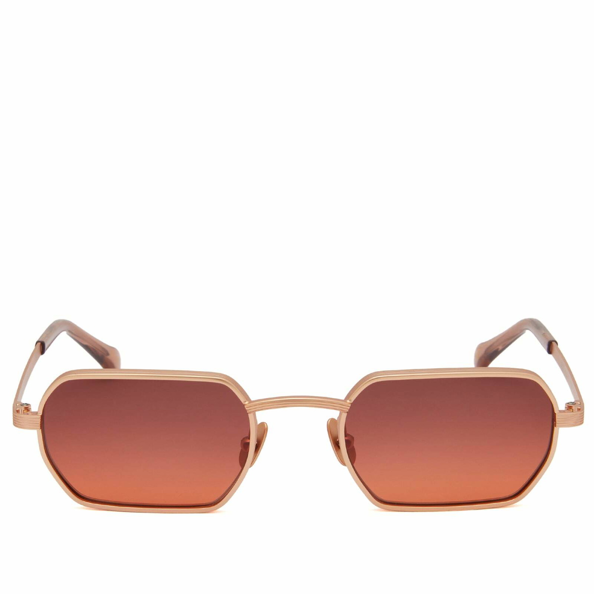 Moscot Shmooz Sunglasses in Rose/Cabernet
