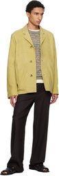 Paul Smith Tan Nubuck Leather Jacket