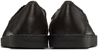 Giorgio Armani Brown Leather Loafers