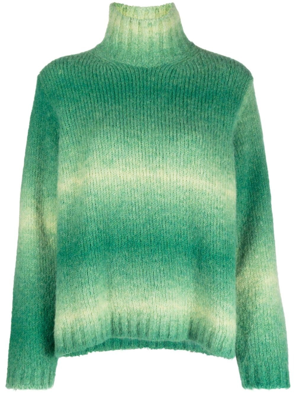 Photo: WOOLRICH - Gradient Wool Blend Turtleneck Sweater
