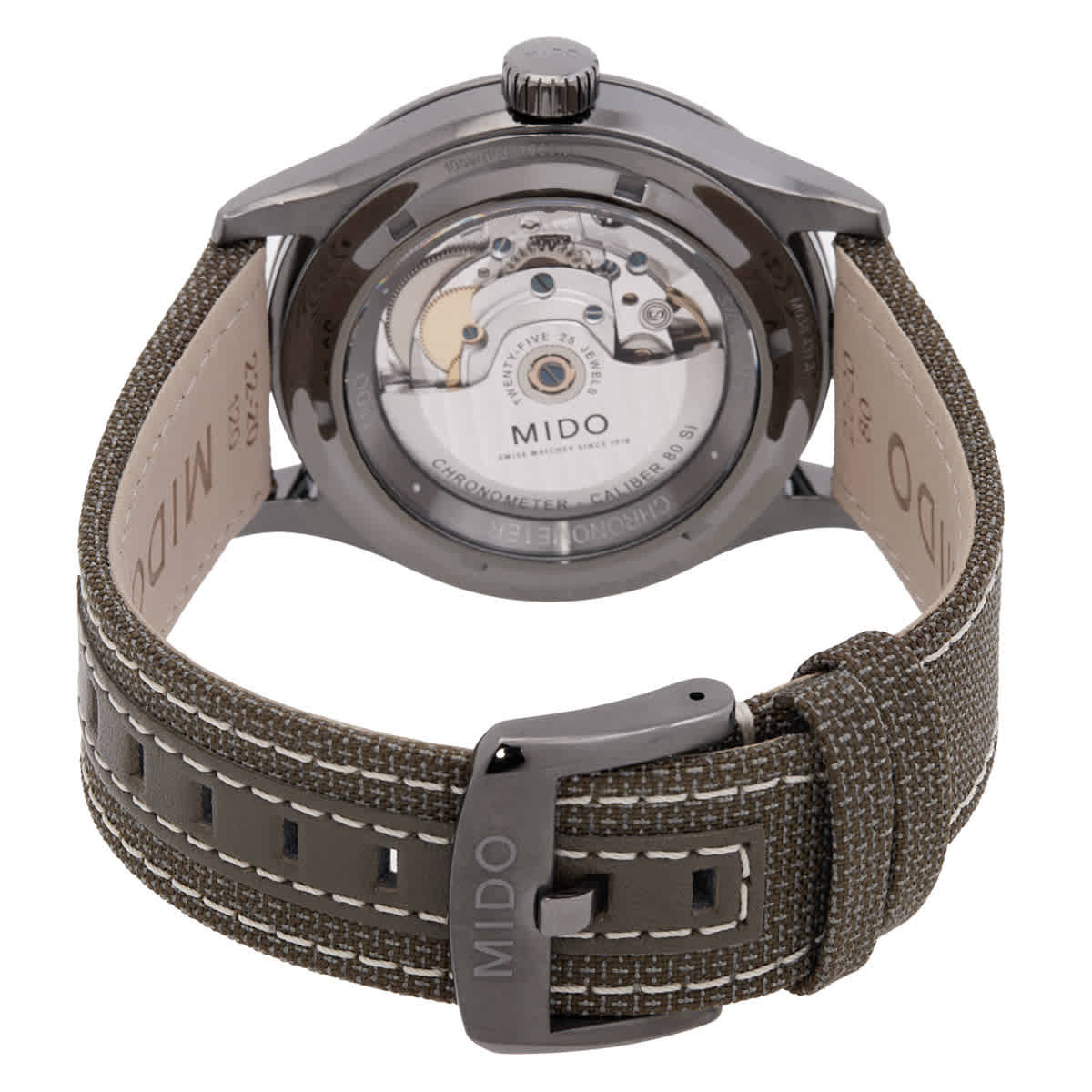 Mido Multifort Automatic Chronometer Grey Dial Mens Watch