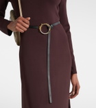 Bottega Veneta Knot Ring leather belt