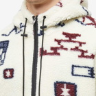 Isabel Marant Men's Mikori Ikat Fleece Jacket in Ecru