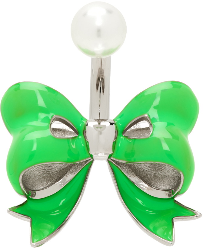 Photo: Safsafu Silver & Green 'Keep It Cute' Earring