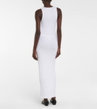 The Row Tikea ribbed-knit maxi dress