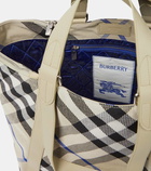 Burberry Large checked jacquard tote bag