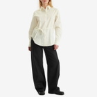 Daily Paper Women's Monogram Button up Shirt in Gardenia