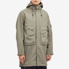 C.P. Company Men's Shell-R Hooded Parka Jacket in Walnut