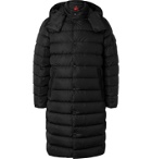 MONCLER - Nicaise Quilted ECONYL Hooded Down Coat - Black