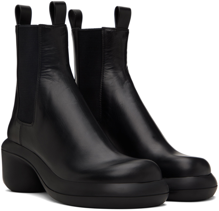 jil sander leather ankle boots