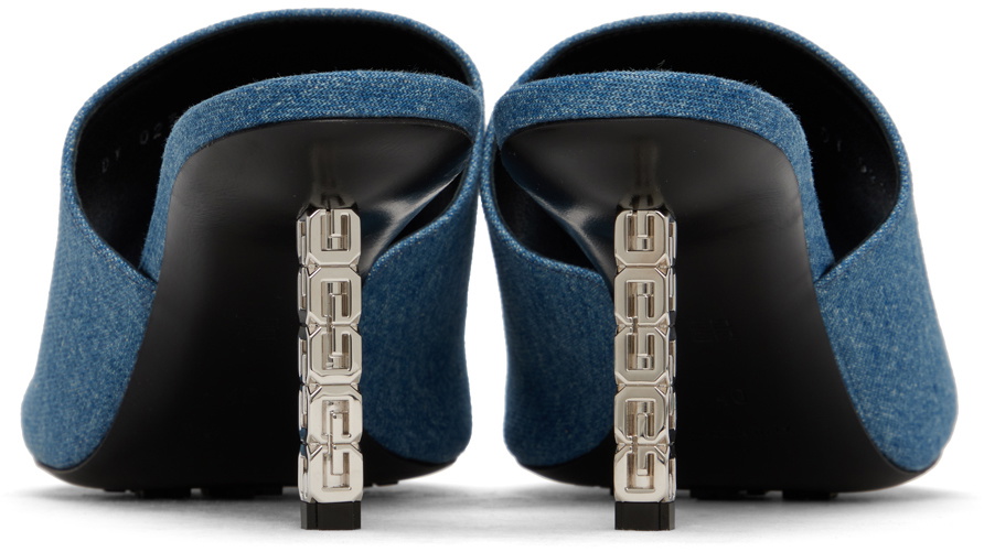 Givenchy Blue G Cube Denim Mules Givenchy