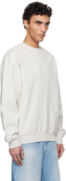 Nike Gray Solo Swoosh Sweatshirt