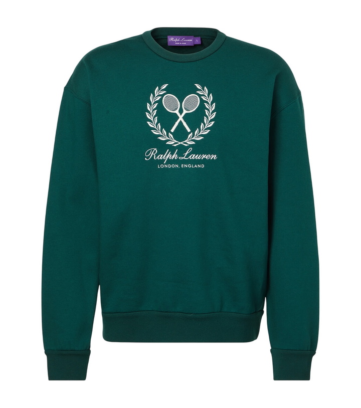 Photo: Ralph Lauren Purple Label Logo cotton and cashmere sweatshirt