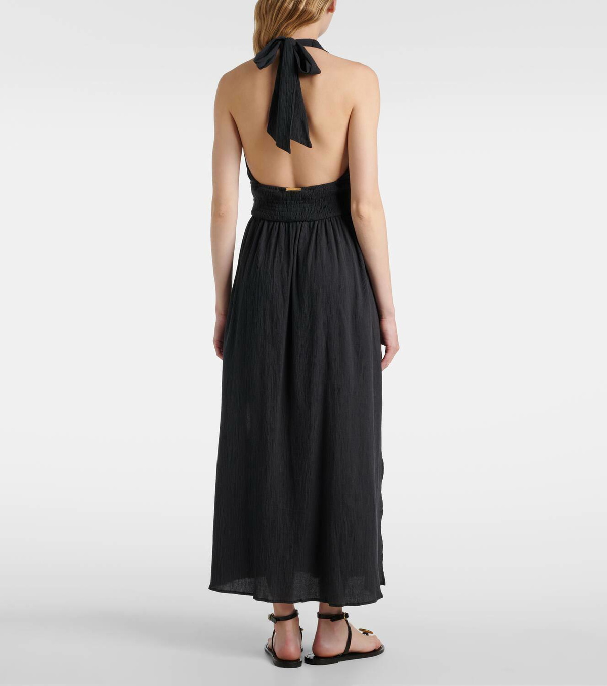Heidi Klein Salis shirred cotton maxi dress