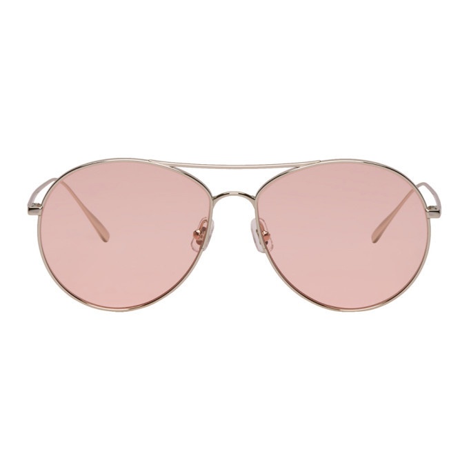 Photo: Gentle Monster Silver and Pink Ranny Ring Sunglasses