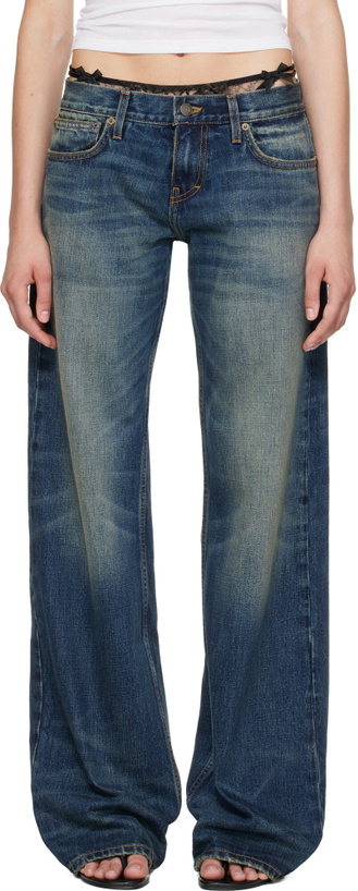 Photo: Raimundo Langlois Indigo Bootcut Jeans