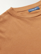 Frescobol Carioca - Cotton and Linen-Blend Jersey T-Shirt - Brown