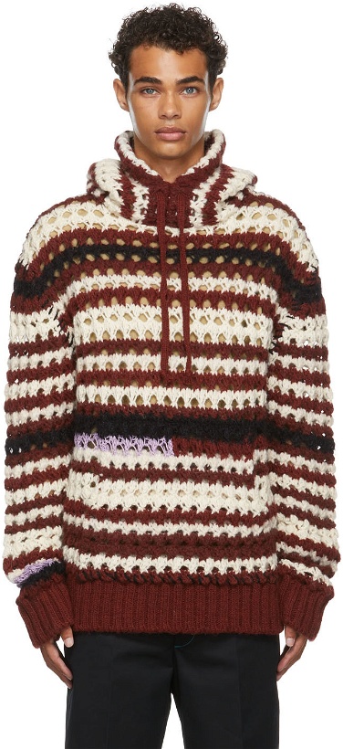 Photo: Marni Wool Crochet Striped Hoodie