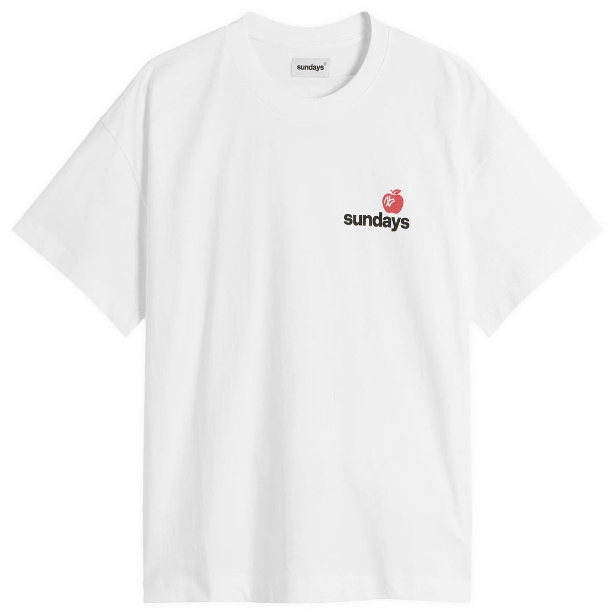 Sundays Men's Apple T-Shirt in White