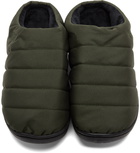 SUBU Green Quilted Nannen Slippers