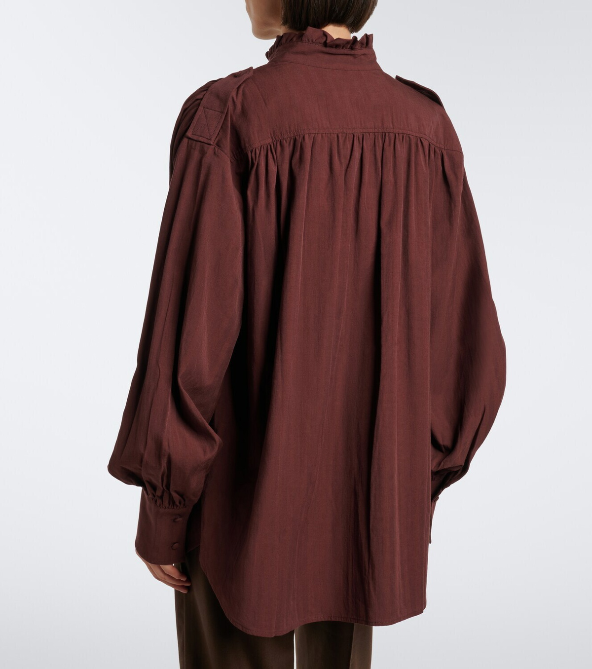 Xu Zhi Ruffled oversized blouse