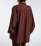 Xu Zhi Ruffled oversized blouse