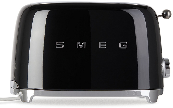 Photo: SMEG Black Retro-Style 2 Slice Toaster