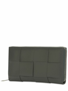 BOTTEGA VENETA - Maxi Intreccio Leather Zip Around Wallet