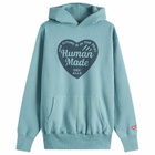 Human Made Men's Tsuriami Heart Hoodie in Blue