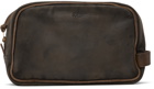 RRL Brown Embossed Pouch