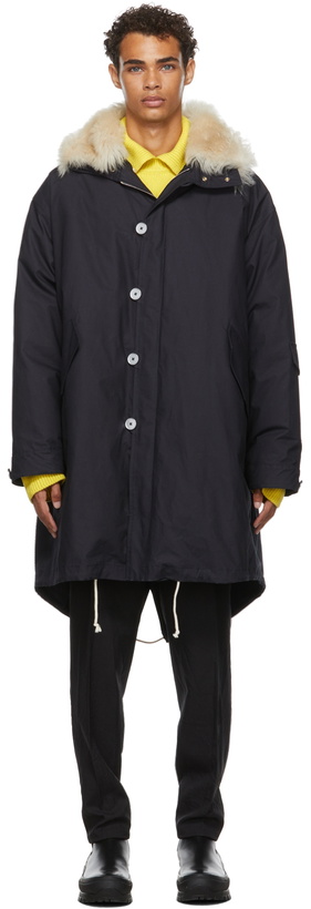 Photo: Jil Sander Navy Water Repellent Coat