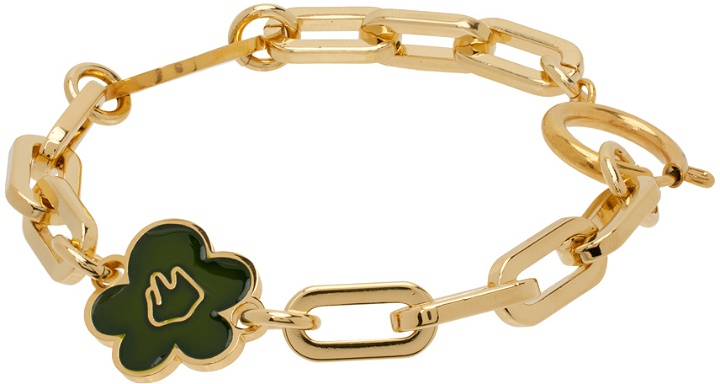 Photo: IN GOLD WE TRUST PARIS SSENSE Exclusive Gold Heavy Chain Bracelet