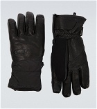 Oakley - Ellipse padded leather-paneled gloves