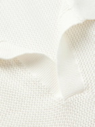 Onia - Johnny Crocheted Cotton-Blend Polo Shirt - White
