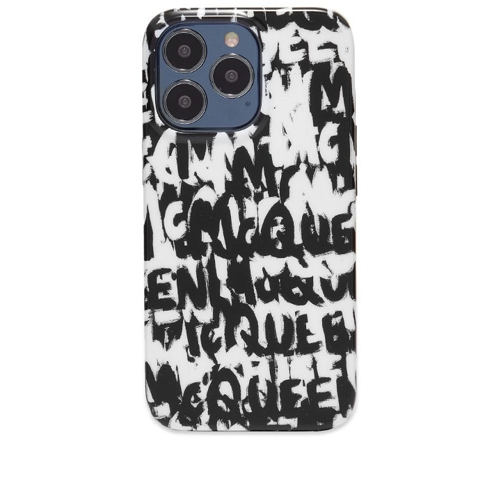 Photo: Alexander McQueen All Over Graffiti Logo Iphone Case