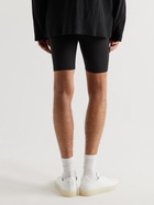 Fear of God Essentials - Logo-Detailed Stretch-Jersey Shorts - Black