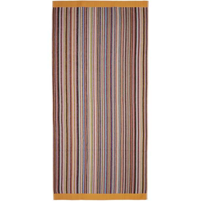 Photo: Paul Smith Multicolor Large Multi Stripe Towel