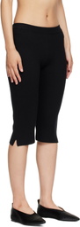 Nothing Written Black Wool Capris