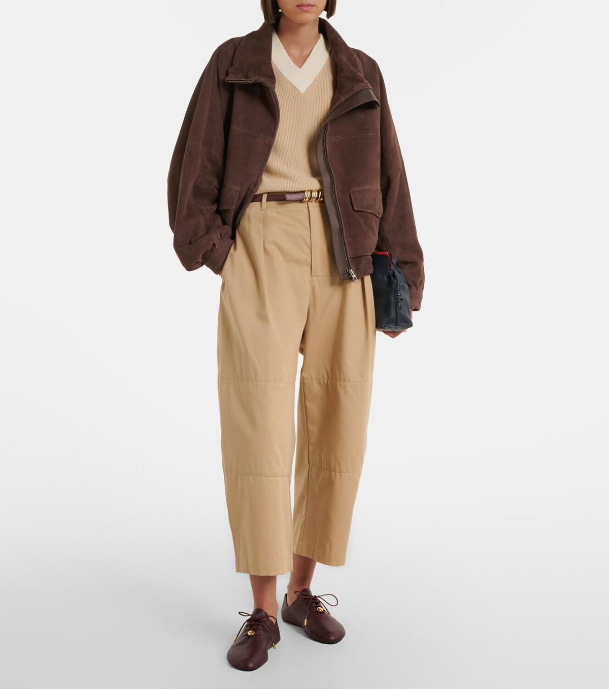 Loewe Double L cotton and wool sweater