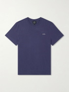 A.P.C. - Oliver Logo-Embroidered Cotton-Jersey T-Shirt - Blue