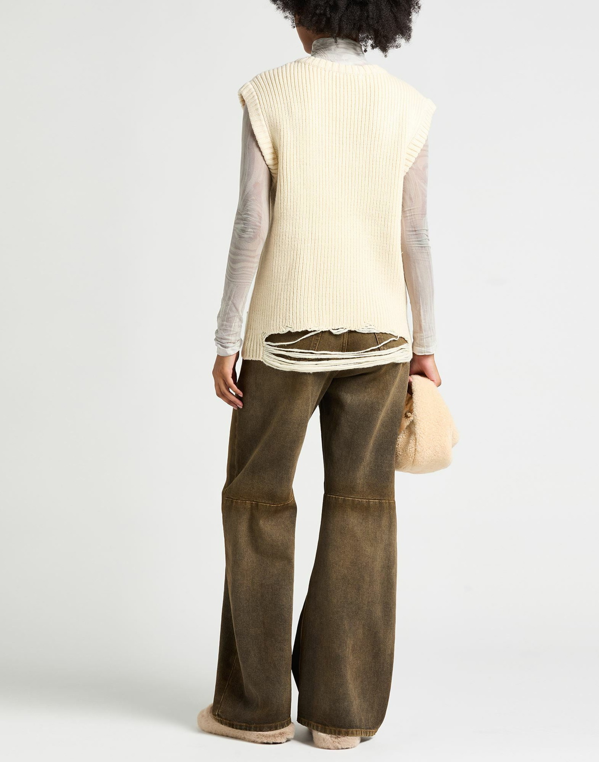 Kimhekim Womens Sweater Cream