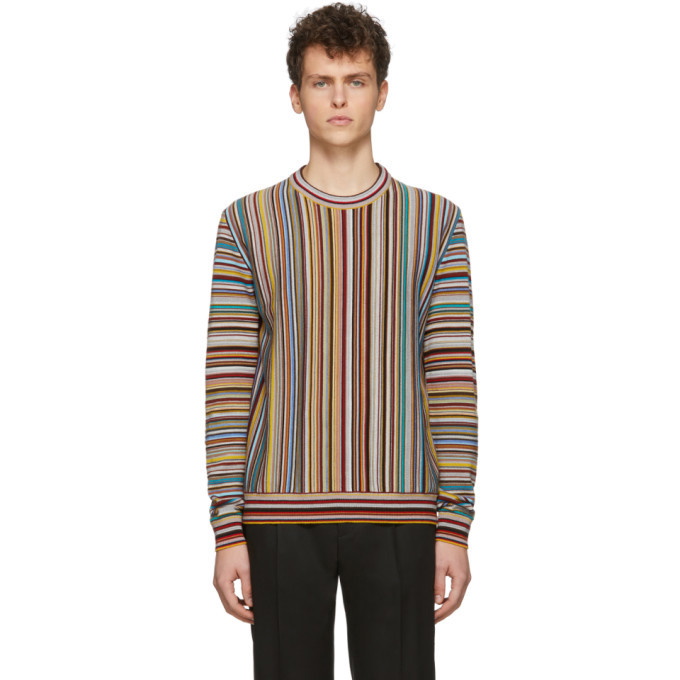 Paul Smith Multicolor Signature Stripe Sweater