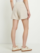 BRUNELLO CUCINELLI - Cotton Knit Sequined Jogger Shorts