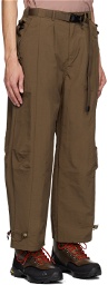 Archival Reinvent Brown Peace and After Edition Cargo Pants