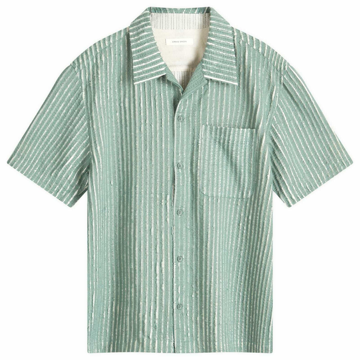 Tシャツ・カットソー CRAIG GREEN Craig Green Flatlock Lace T-shirt Craig Green Men's Flatlock Lace T-Shirt in Black/Cream Craig