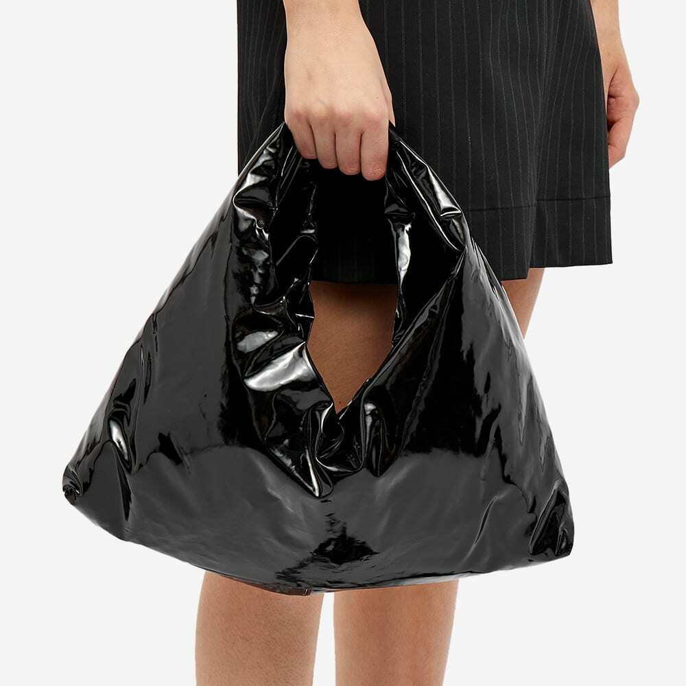 KASSL Editions Women's Bag Anchor Small Lacquer Cotton in Black