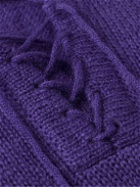 BODE - Alpine Mohair-Blend Sweater - Purple