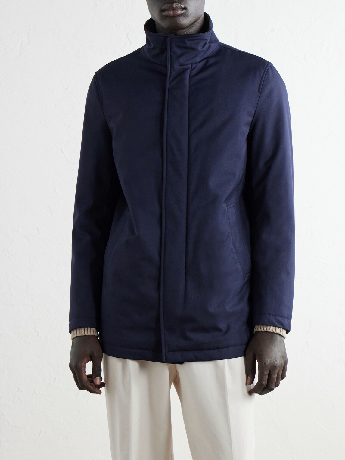 Herno - Twill Jacket - Blue