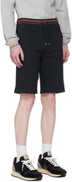 Paul Smith Navy Artist Stripe Shorts